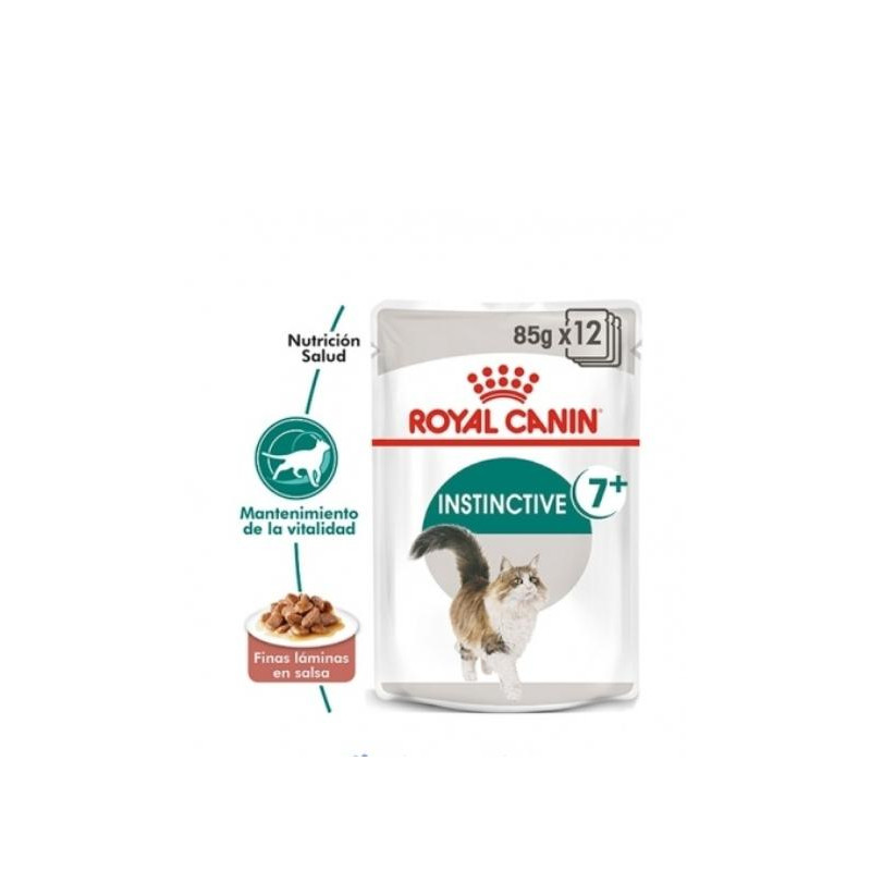 Royal Canin INSTINCTIVE +7 caja x12 sobres 85gr