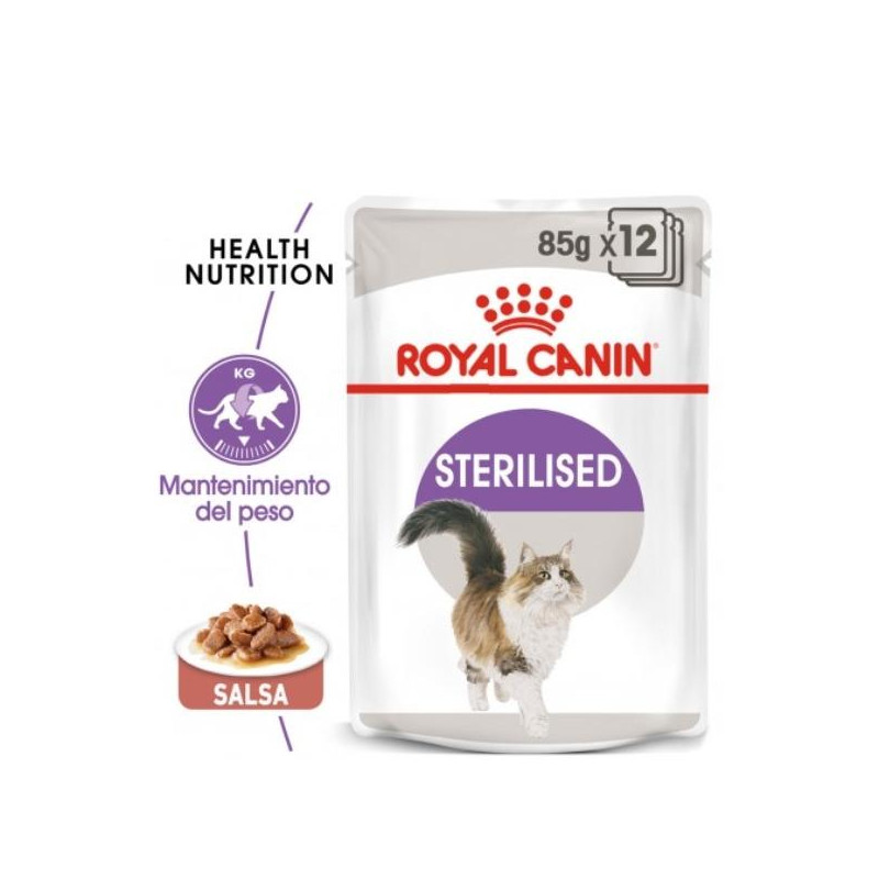 Royal Canin STERILIZED caja x12 sobres 85gr