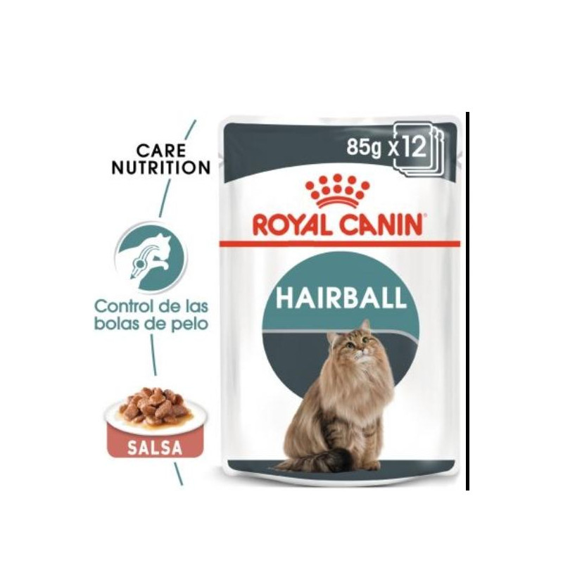Royal Canin HAIRBALL CARE caja x12 sobres 85gr