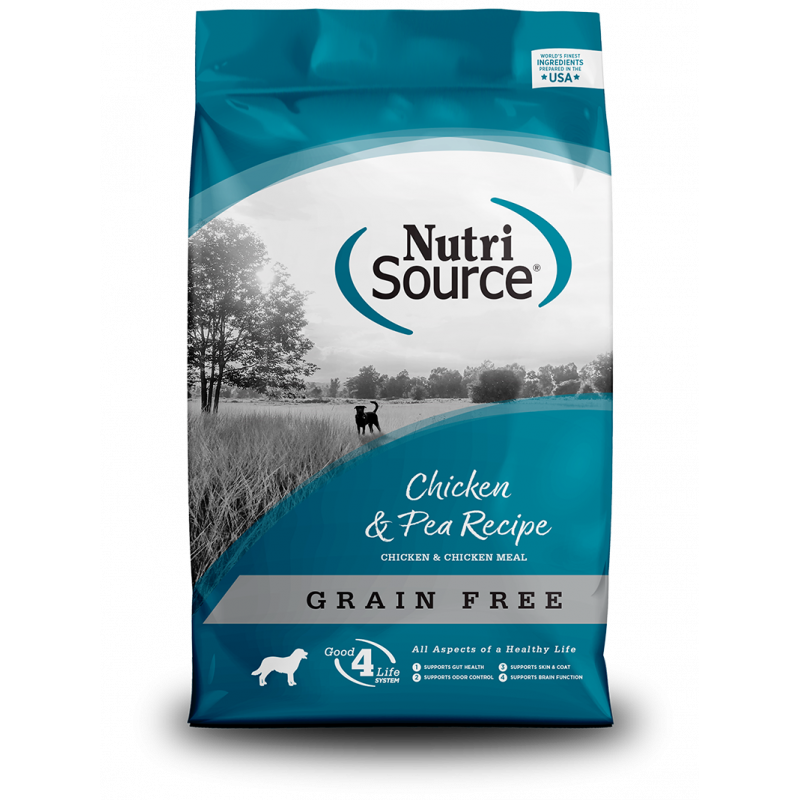 Nutrisource Chicken and Pea Fórmula libre de Grano