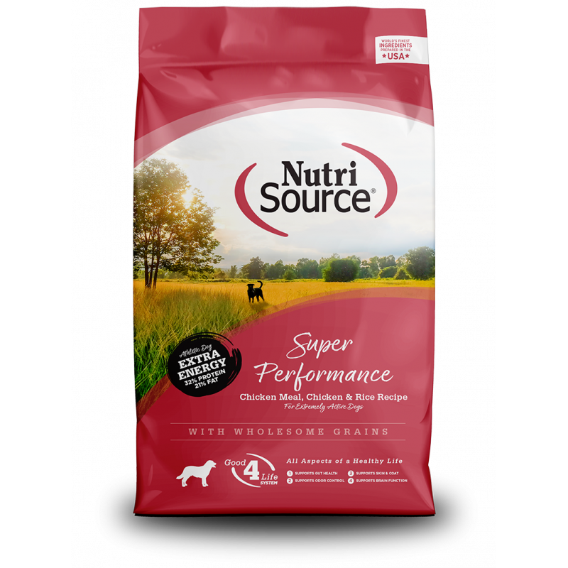 Nutrisource Super Performance Chicken & Rice 40lb